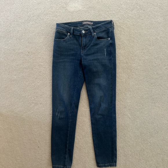 Justice Women's Dark Blue Skinny Jeans - Picture 1 of 1